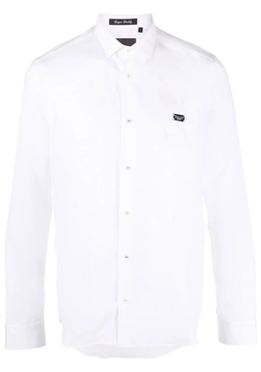 Philipp Plein Gothic Banner long-sleeve shirt - White