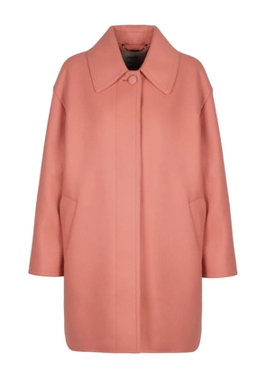 FENDI elasticated-back single-breasted coat - Pink