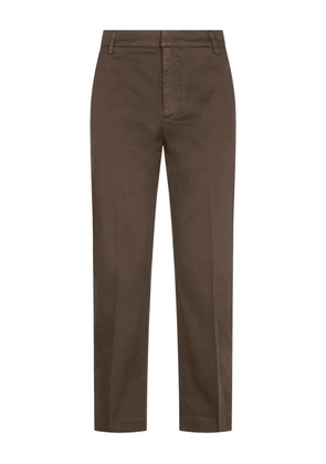 DONDUP welt-pockets trousers - Brown