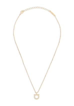 Ferragamo Gancini crystals necklace - Metallic