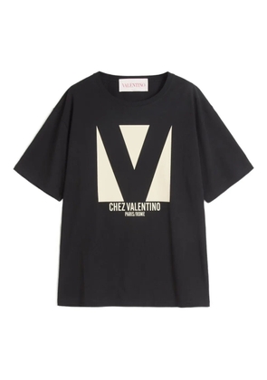 Valentino Garavani Chez Valentino-print T-shirt - Black