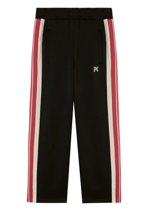 Palm Angels monogram-embroidered track pants - Black