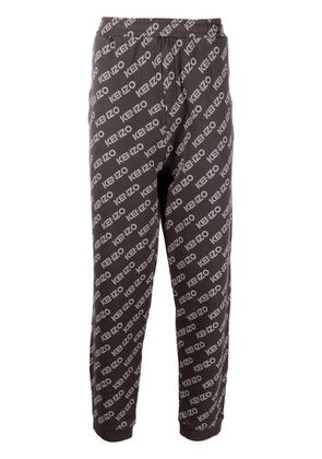 Kenzo logo-print track pants - Black