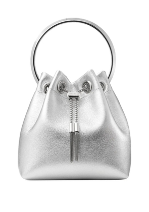 Jimmy Choo Bon Bon drawstring bucket bag - Silver