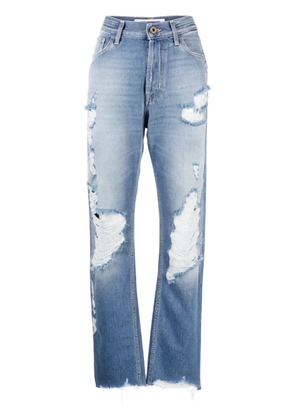 Jacob Cohën distressed-effect finish jeans - Blue
