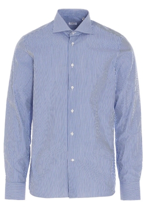 BORRIELLO NAPOLI striped shirt - Blue