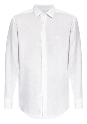 ETRO Pegaso-embroidered shirt - White