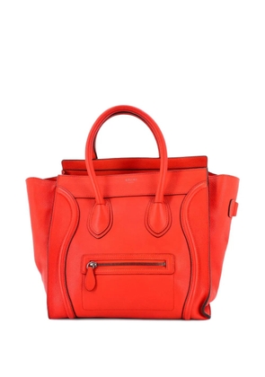 Celine Pre-Owned Luggage Bag Grainy Leather Mini tote bag - Red