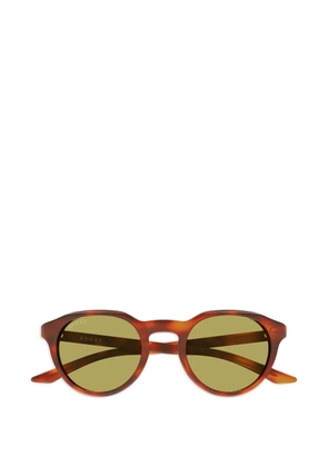 Gucci Eyewear round frame sunglasses - Brown