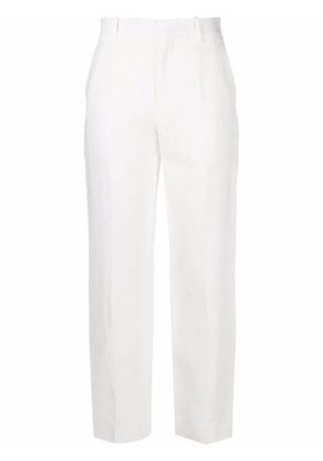 Chloé high-waisted straight-leg trousers - White