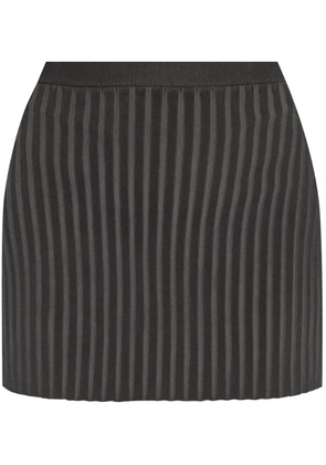 Alexander Wang ribbed-knit mini-skirt - Black