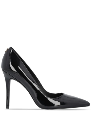 PINKO Juliette 90mm patent-finish pumps - Black