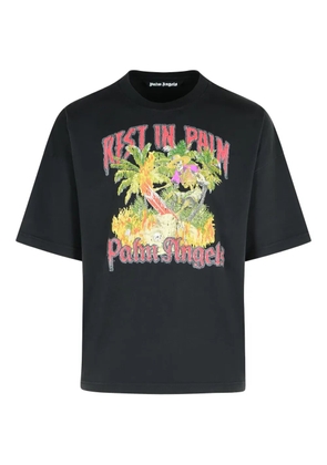 Palm Angels Rest In Palm crew-neck T-shirt - Black