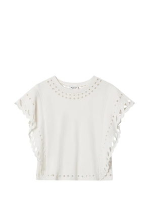 MARANT ÉTOILE Odyle crew-neck top - White