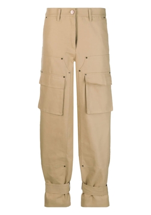 REMAIN cotton cargo trousers - Neutrals