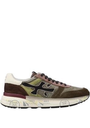Premiata Mick suede leather panel sneakers - Green