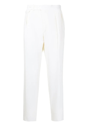 Polo Ralph Lauren double-pleat high-waisted trousers - White