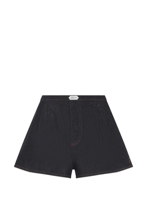 Jacquemus pleated cotton shorts - Blue