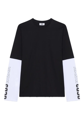 GCDS long sleeve T-shirt - Black