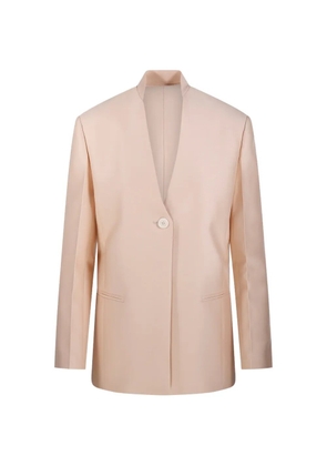 SANDBEIGE button single-breasted blazer - Pink