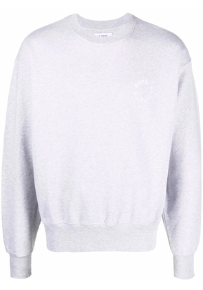 7 DAYS Active Monday crew neck sweatshirt - 022 HEATHER GREY
