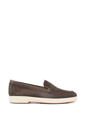 Santoni Yalta round-toe loafers - Brown