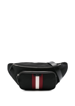 Bally stripe-detail belt bag - Black