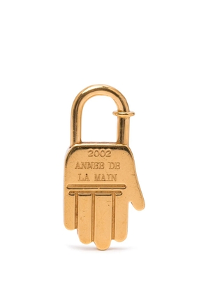 Hermès Pre-Owned 2002 hand padlock charm - Gold