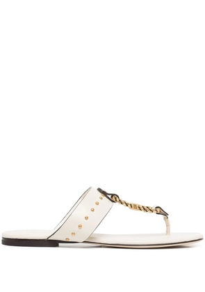 Tory Burch Vintage Plaque Sandal - White