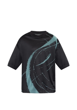 Emporio Armani graphic-print T-shirt - Black