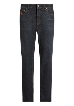 ETRO mid-rise slim-cut jeans - Grey