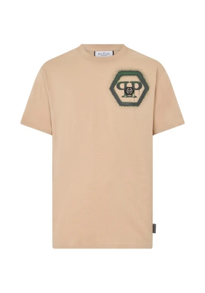 Philipp Plein hexagon crew-neck T-shirt - Neutrals