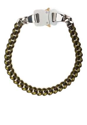 1017 ALYX 9SM seat-belt choker necklace - Green