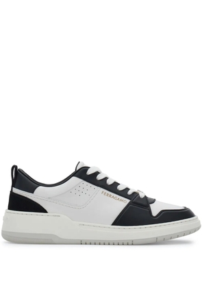 Ferragamo two-tone leather sneakers - Black