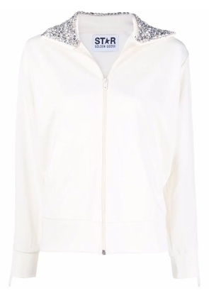 Golden Goose Denise Star Collection zipped sweatshirt - White