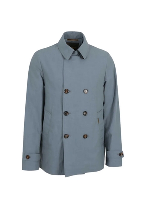 Moorer double-breasted coat - Blue