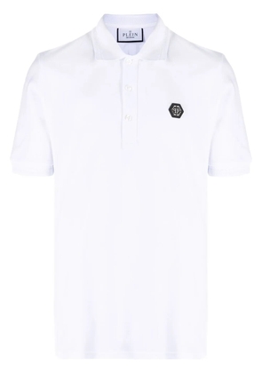 Philipp Plein snake-logo polo shirt - White