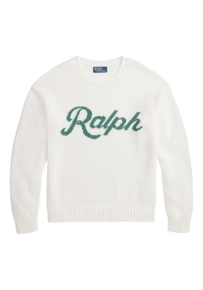 Polo Ralph Lauren logo-detailing sweater - White