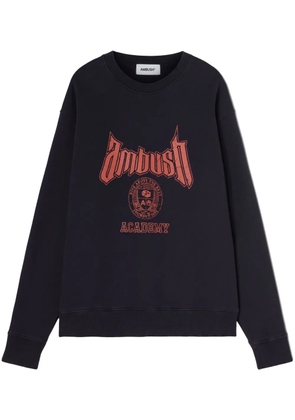 AMBUSH Ambush Academy cotton-blend sweatshirt - Blue