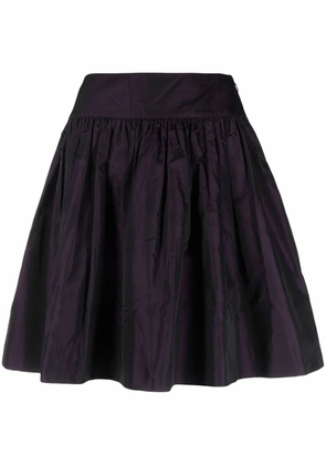 Christian Dior Pre-Owned 2000s gathered flared mini-skirt - Purple