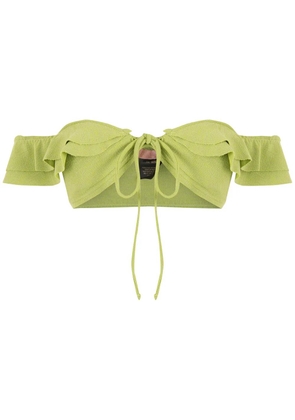 Clube Bossa off-shoulder bikini top - Green
