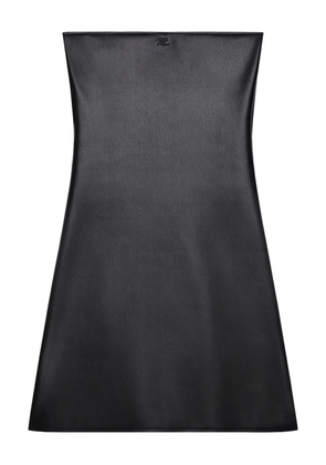 Courrèges strapless mini dress - Black