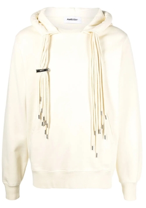 AMBUSH multi-cord long-sleeve hoodie - Neutrals