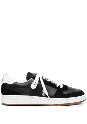 Polo Ralph Lauren two-tone lace-up sneakers - Black