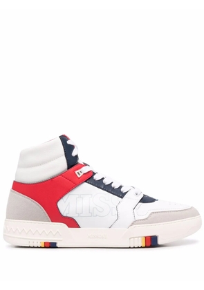 Missoni high-top panelled sneakers - White