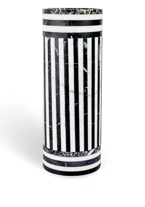 Editions Milano Bloom 2 marble vase (15cm) - Black