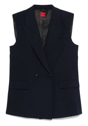 HUGO double-breasted waistcoat - Blue
