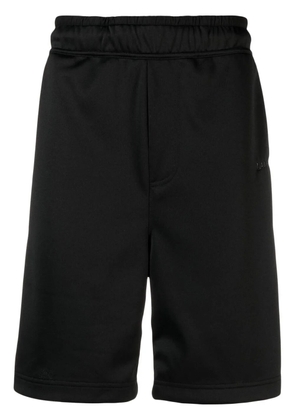 Lanvin logo-embroidered track shorts - Black