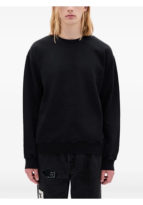 Ann Demeulemeester graphic-print brushed sweatshirt - Black