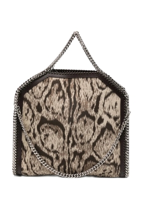Stella McCartney chain animal-print shoulder bag - Neutrals